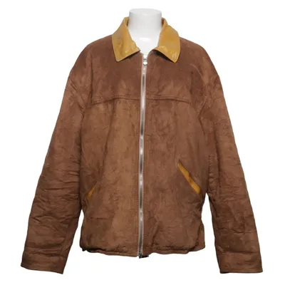 Jacka (Brun) från Collection Bomull, Skinn, Polyester