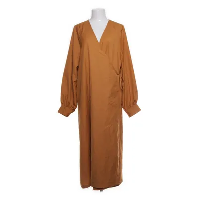 Wrap dress (Brown) from List Cotton, Polyester, Silk