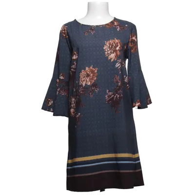 Jurk (Blauw, Bruin, Meerkleurig) van New Collection Elastaan, Polyester