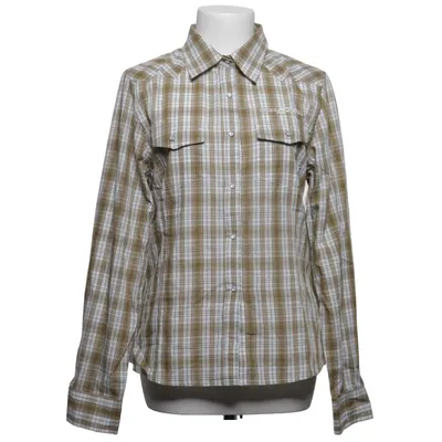 Shirt (Bruin, Wit) van Maloja Katoen, Polyester