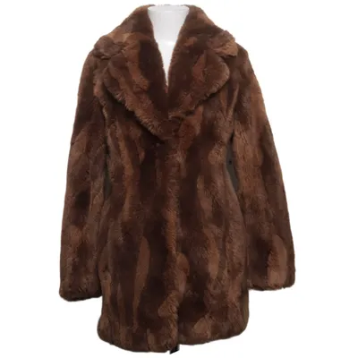 Manteau (Marron) de Abercrombie & Fitch Acrylique, Polyester