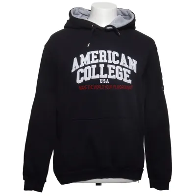 Hoodie (Black, Gray) from American College Cotton, Polyester