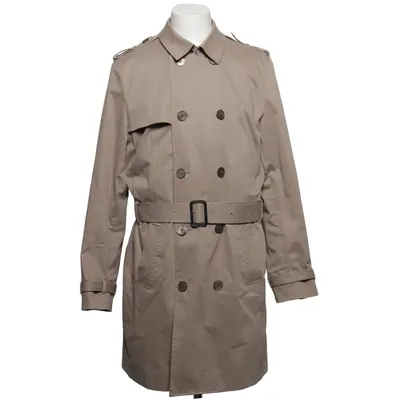 Trench coat (Beige) from Ted Baker Acetate, Cotton, Elastane, Leather, Polyester, Viscose