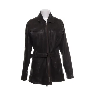 Läderkappa (Brun) från Shic Skinn Skinn, Polyester