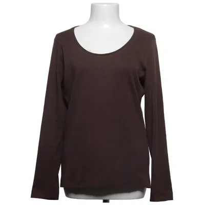 Lange mouwen shirt (Bruin) van Anne L Katoen