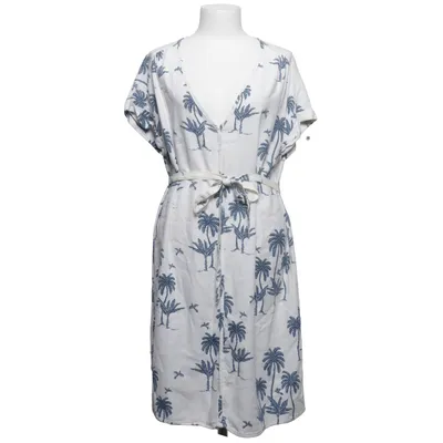 Dress (White, Multicolored) from Desmond & Dempsey x H&M Viscose, Linen