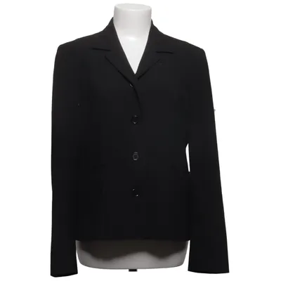 Blazer (Zwart) van Suzanna Elastaan, Polyester, Viscose