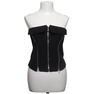 Tube top (Zwart) van Soya Fashion Elastaan, Polyester, Viscose
