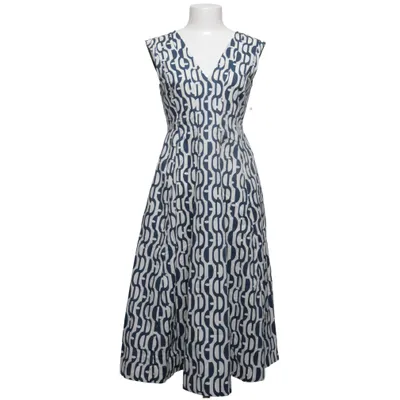 Robe (Bleu, Blanc) de 'S MaxMara Coton, Élasthane