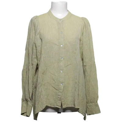 Blouse (Groen) van Massimo Dutti Linnen, Polyamide