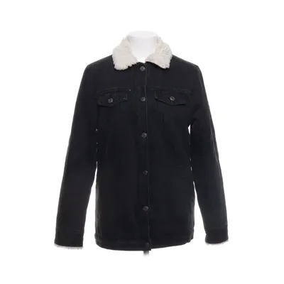 Lined denim jacket (Black) from Denim Co Cotton, Polyester, Viscose