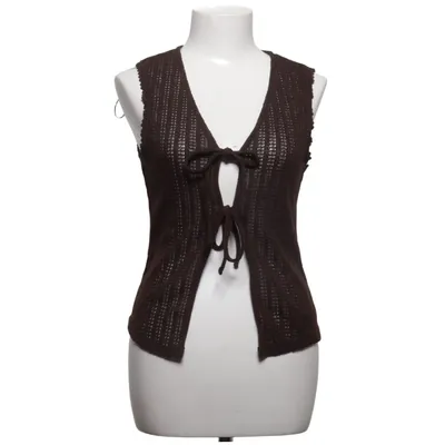 Vest (Brun) fra Divided by H&M Bomuld, Elastan, Polyamid, Polyester