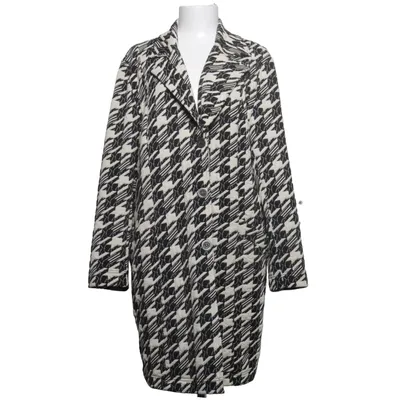 Coat (Black, White) from Liberty Woman Cotton, Elastane, Polyester, Viscose