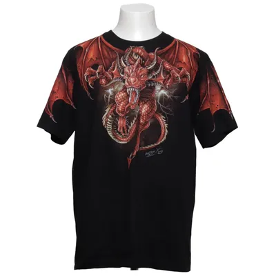 T-shirt (Noir, Rouge, Orange) de Rock Chang Coton