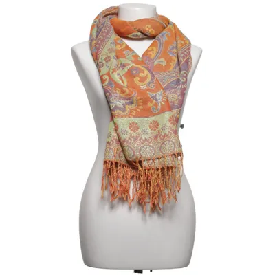 Scarf (Orange, Multicolored) from Pashmina