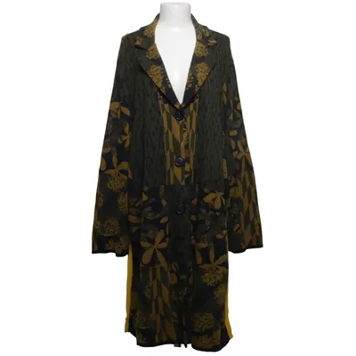 Cardigan (Green, Yellow, Multicolored) from Samoon Cotton