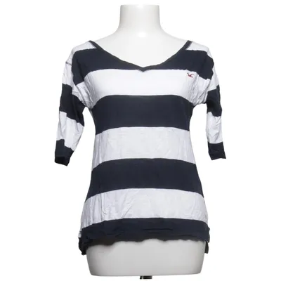T-shirt (Blauw, Wit) van Hollister Katoen, Modal