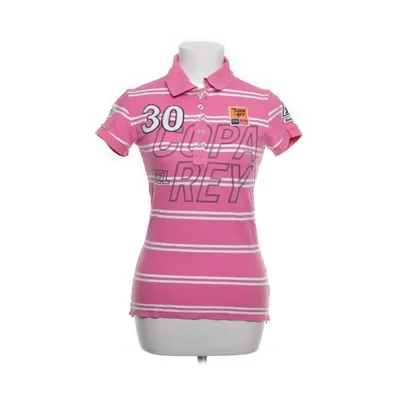 Poloshirt (Roze, Wit) van Gaastra Katoen, Elastaan