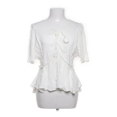 Peplum top (Wit) van Zara Basic Z1975 Denim Viscose
