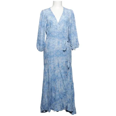 Wrap dress (Blue, White) from Love Forever Viscose