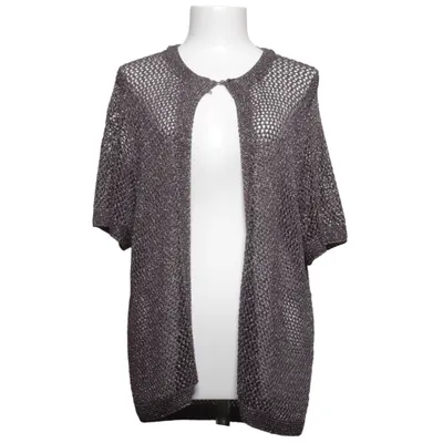 Cardigan (Grijs) van Persona Metallvezel, Viscose