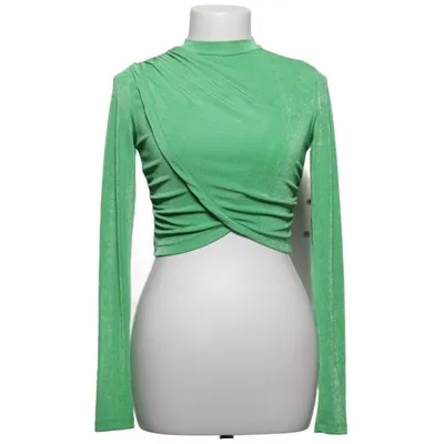 Lange mouwen shirt (Groen) van Gina Tricot Elastaan, Polyester