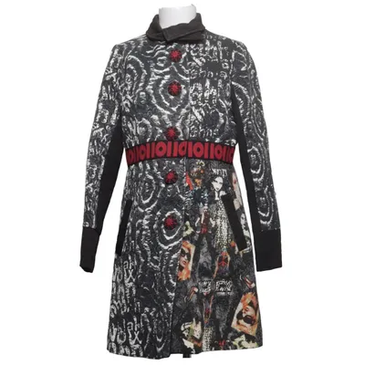 Manteau (Noir, Multicolore) de 101 Idees Coton, Élasthane, Polyester