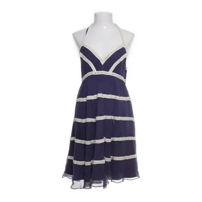 Halterneck dress (Purple, Beige) from Betsey Johnson Polyester, Silk