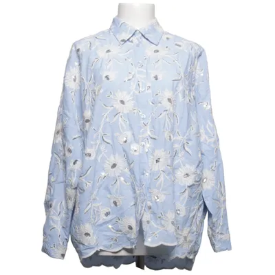Shirt (Blue, White) Cotton