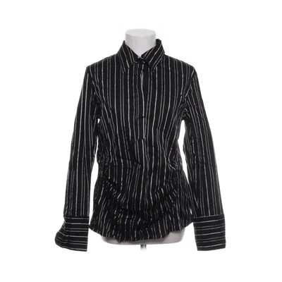 Mammaskjorta (Svart, Vit) från Mom by Lindex Bomull, Elastan, Polyamid, Polyester