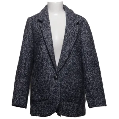 Blazer (Bleu, Blanc) de UNQ Polyester, Laine