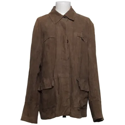 Veste en cuir (Marron) de Elena Miro Cuir