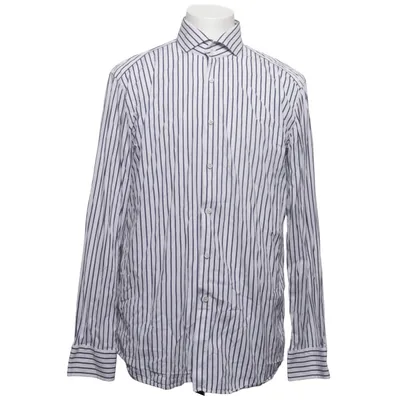 Shirt (Wit, Blauw) van Hugo Boss Katoen