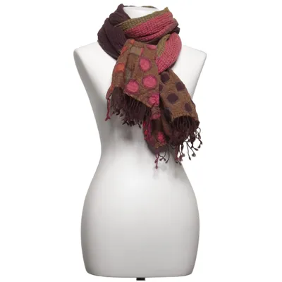 Écharpe (Marron, Multicolore) de Anne L