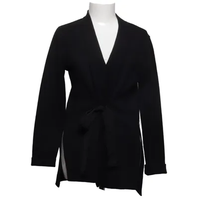 Cardigan cache-cœur (Noir) de WERA Stockholm Acrylique, Laine