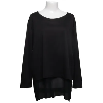 Blouse (Zwart) van Lesara Katoen, Polyester
