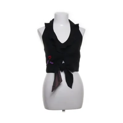 Crop top (Svart, Brun) från Peekaboo Polyamid, Polyester, Viskos