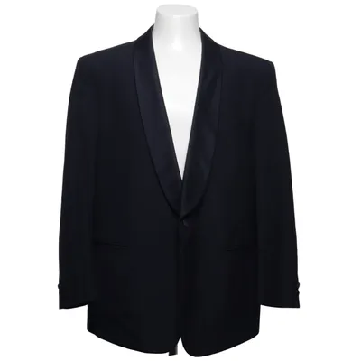 Smokingblazer (Sort) fra Licona Polyester, Uld