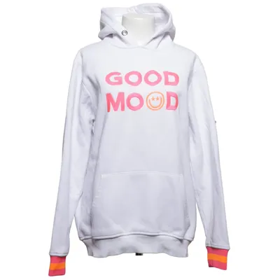 Huvtröja (Vit, Rosa, Orange) från Zwillingsherz Bomull, Polyester