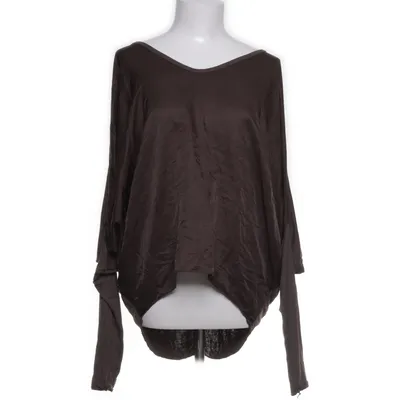 Blus (Brun) från Made in italy Silke, Viskos