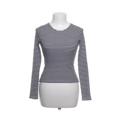 Långärmad t-shirt (Svart, Vit) från Nelly Bomull, Elastan