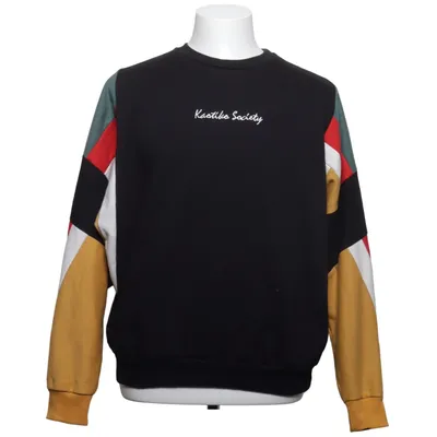 Sweatshirt (Black, Multicolored) from Kaotiko Cotton, Polyester