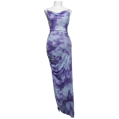 Långklänning (Lila, Vit, Flerfärgad) från Fashion Nova Elastan, Polyester