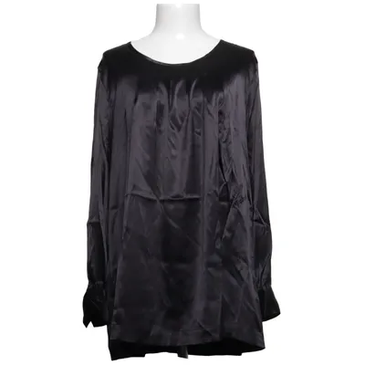 Blouse (Black) from Aglini Elastane, Silk