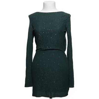 Klänning (Grön) från Fabric Elastan, Metallfiber, Polyester