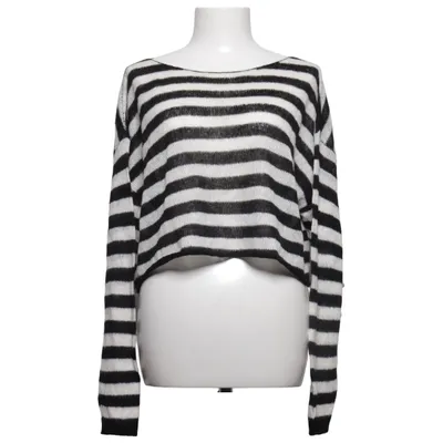 Pull-over (Noir, Blanc) de Review Acrylique, Polyamide, Polyester, Laine