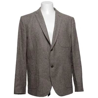 Blazer (Brown) from Use Elastane, Viscose