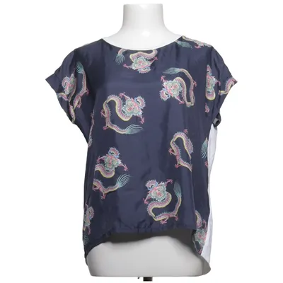 Haut (Bleu, Multicolore) de Anni Carlsson Coton, Soie