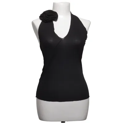 Halterneck top (Sort) fra Mango Polyester