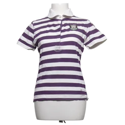 Polo (Violet, Blanc) de Jaggy Coton, Élasthane